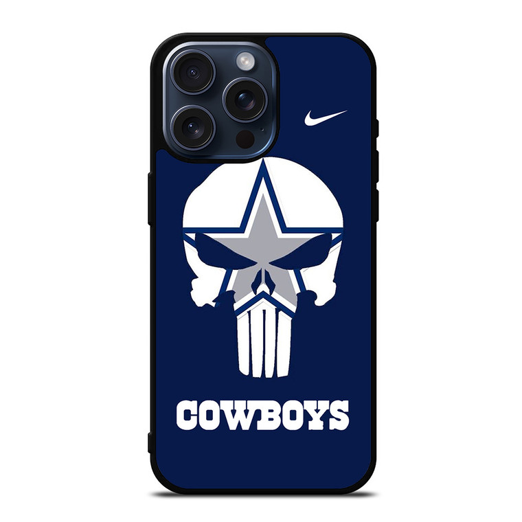 DALLAS COWBOYS NIKE THE PUNISHER iPhone 15 Pro Max Case Cover