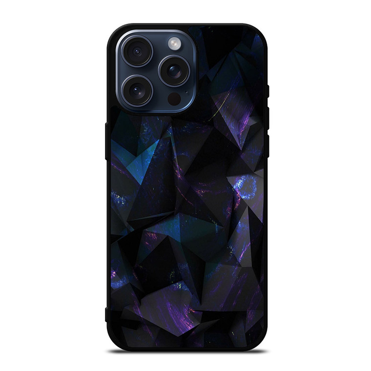 DARK ABSTRACT GEOMETRY iPhone 15 Pro Max Case Cover