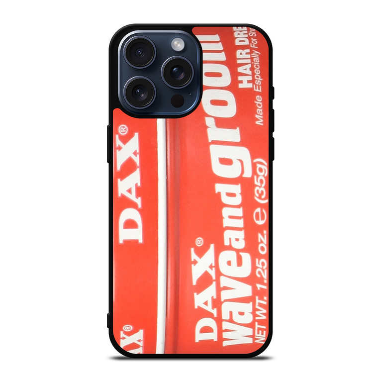 DAX WAVE AND GROOM POMADE iPhone 15 Pro Max Case Cover