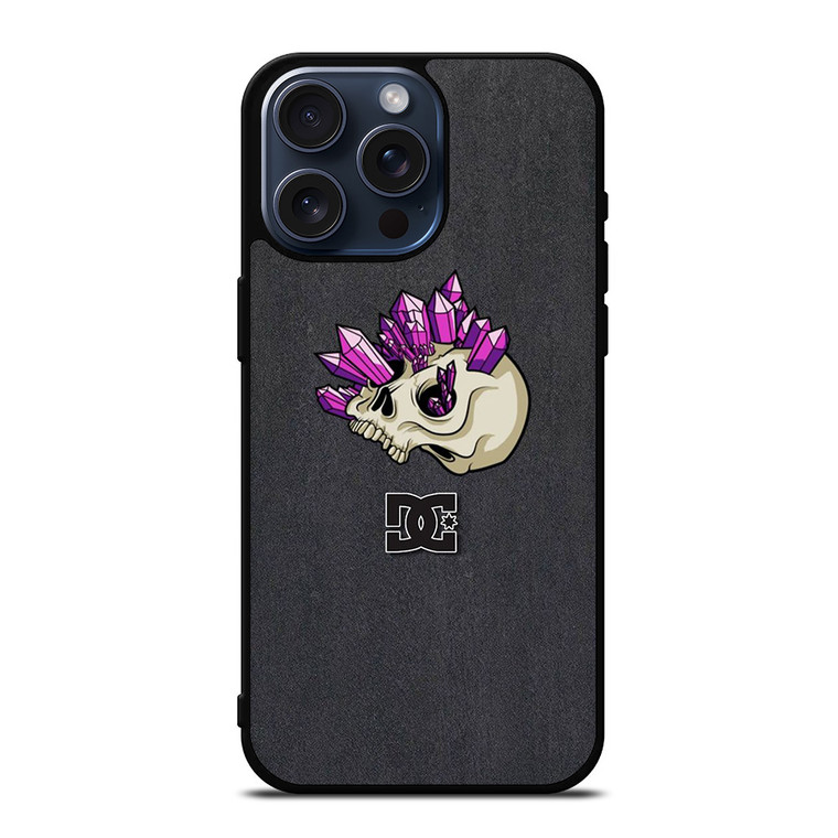 DC SHOES LOGO EMERALD SKULL iPhone 15 Pro Max Case Cover