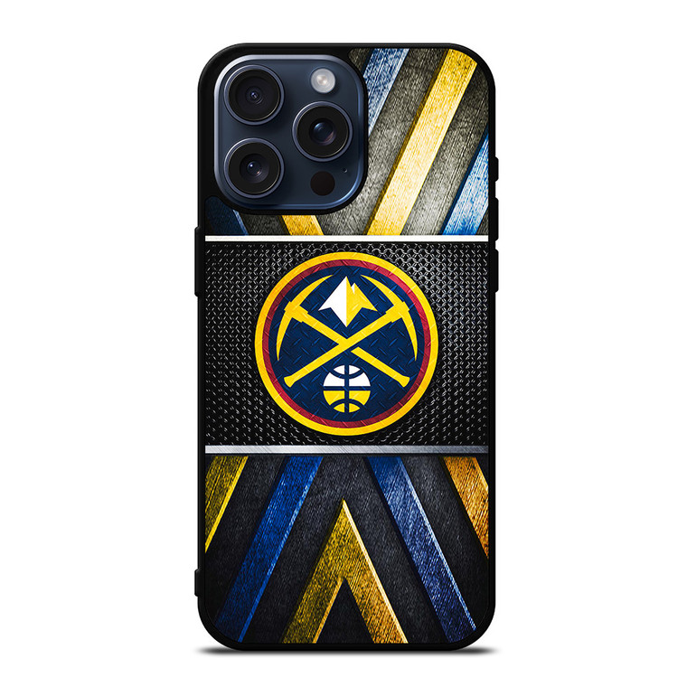 DENVER NUGGETS METAL LOGO iPhone 15 Pro Max Case Cover