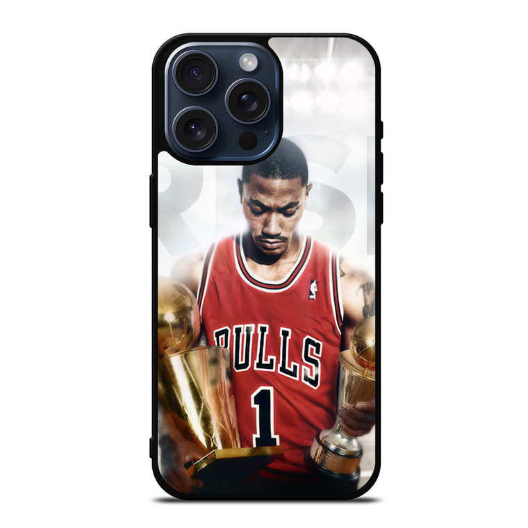 DERRICK ROSE CHICAGO BULLS NBA iPhone 15 Pro Max Case Cover