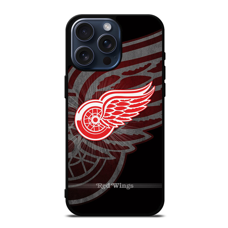 DETROIT REDWINGS HOCKEY iPhone 15 Pro Max Case Cover