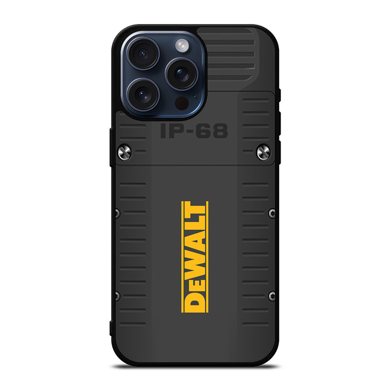 DEWALT PHONE IP 68 iPhone 15 Pro Max Case Cover DEWALT PHONE IP 68 iPhone 15 Pro Max Case Cover