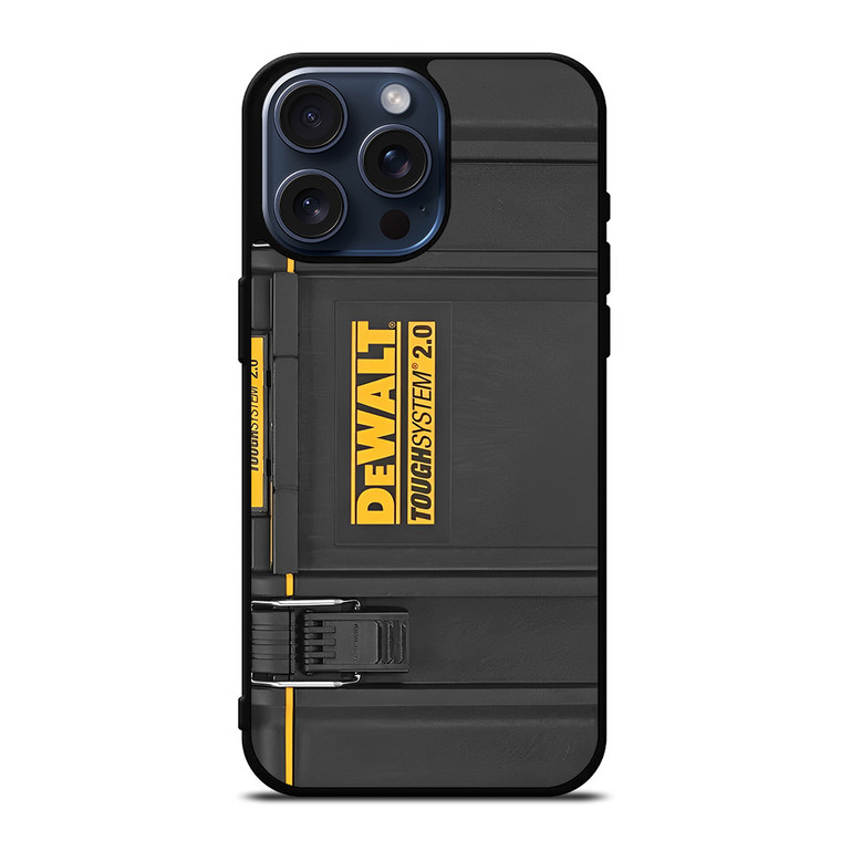 DEWALT TOOL BOX LOGO ICON TOUGH SYSTEM iPhone 15 Pro Max Case Cover