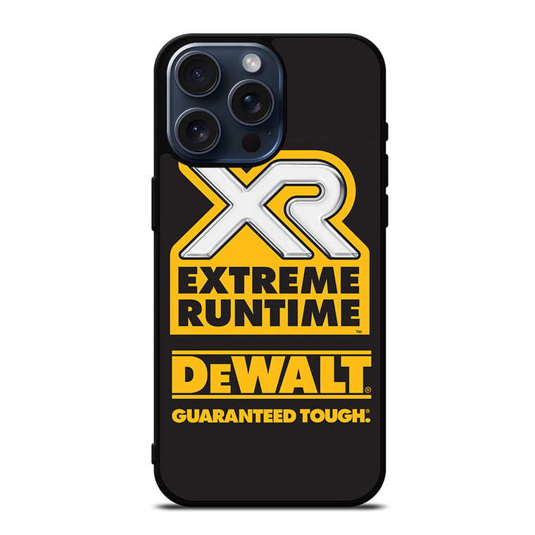 DEWALT TOOLS EXTREME RUNTIME iPhone 15 Pro Max Case Cover