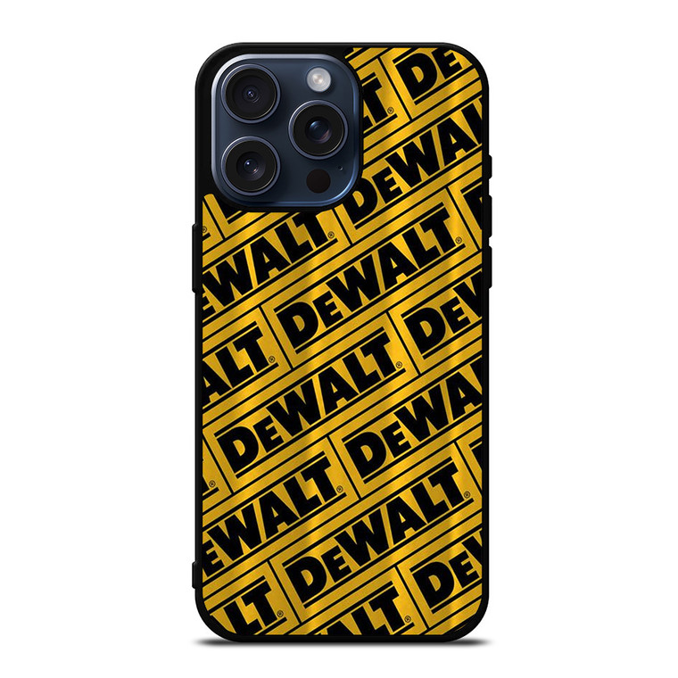 DEWALT TOOLS PATTERN iPhone 15 Pro Max Case Cover