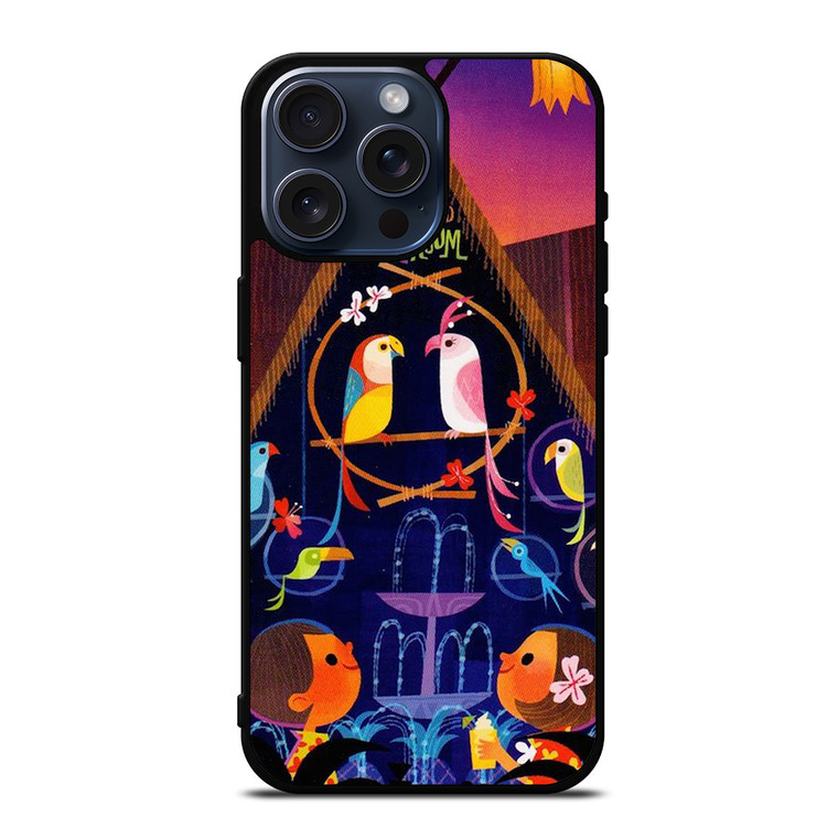 DISNEY THE ENCHANTED TIKI ROOM  iPhone 15 Pro Max Case Cover