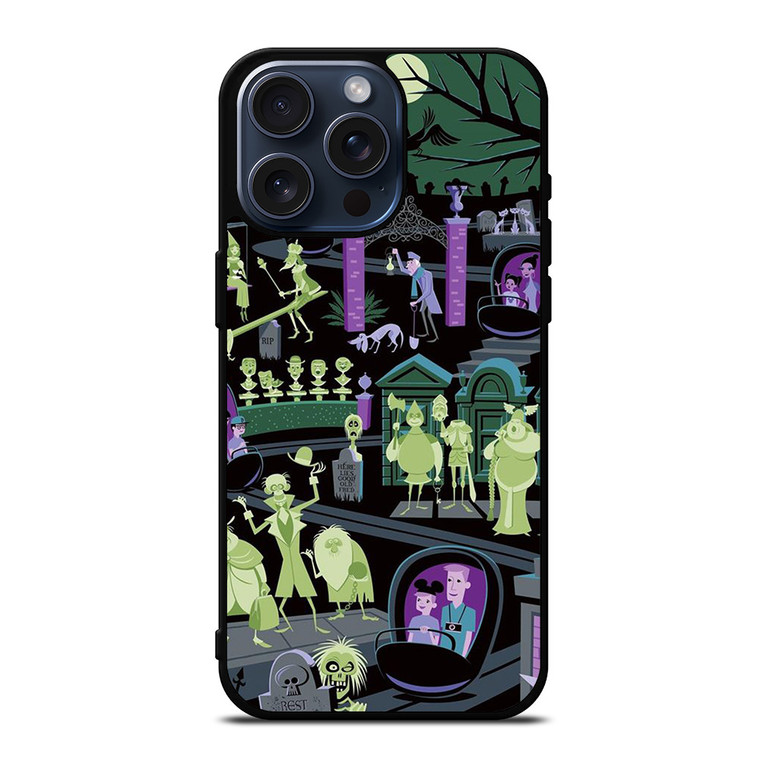 DISNEY THE HAUNTED MANSION CARTOON iPhone 15 Pro Max Case Cover