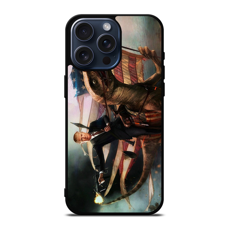 DONALD TRUMP AMERICAN RAPTOR iPhone 15 Pro Max Case Cover