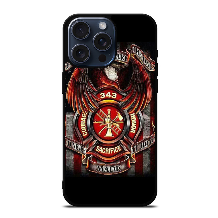 FIREFIGHTER FIREMAN HEROES iPhone 15 Pro Max Case Cover