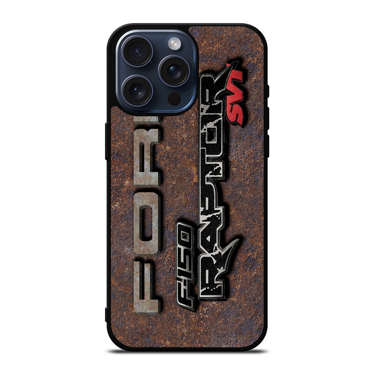 FORD RAPTOR METAL LOGO iPhone 15 Pro Max Case Cover