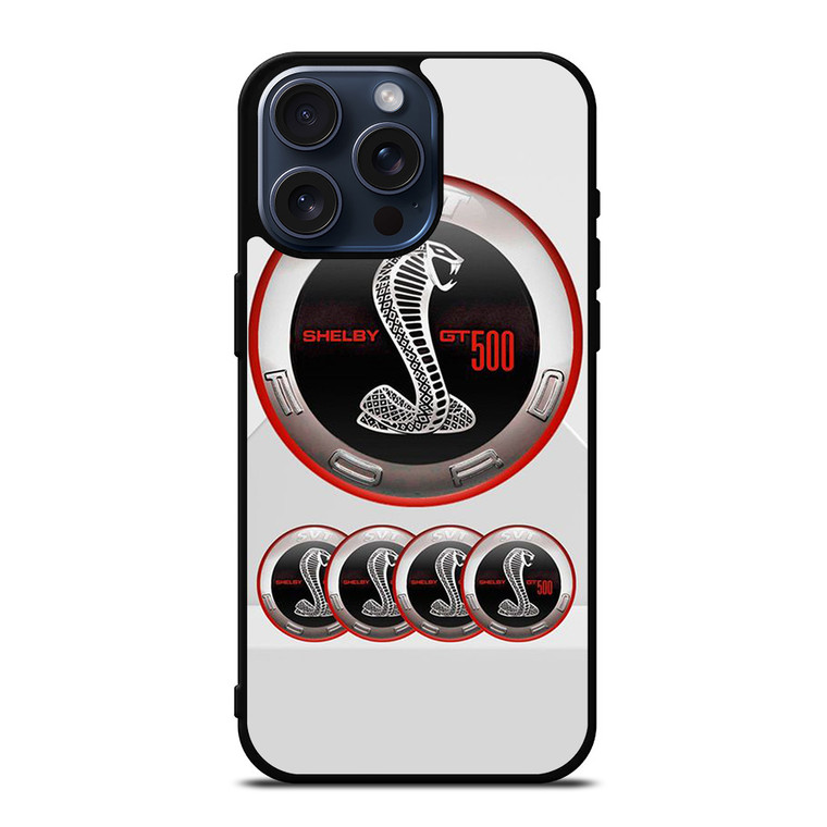FORD SHELBY LOGO GT 500 SVT iPhone 15 Pro Max Case Cover