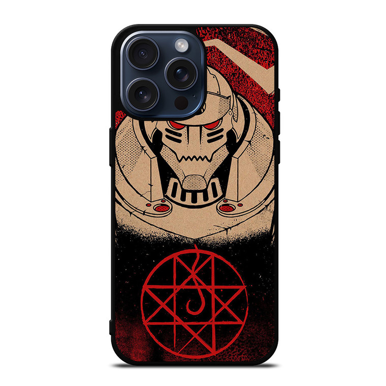 FULLMETAL ALCHEMIST ALPHONSE ELRIC ART iPhone 15 Pro Max Case Cover