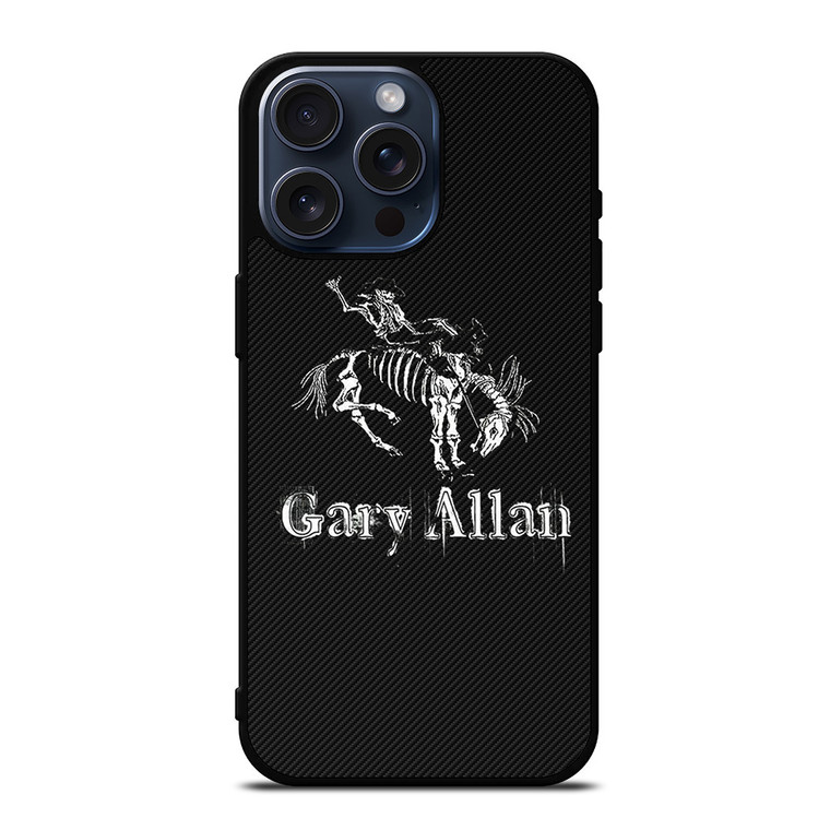 GARY ALLAN LOGO CARBON iPhone 15 Pro Max Case Cover
