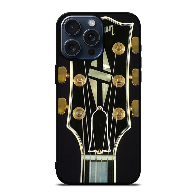 GIBSON GUITAR HEAD LOGO iPhone 15 Pro Max Case Cover