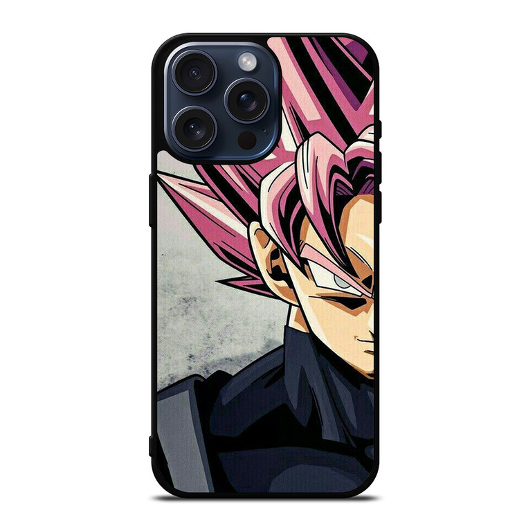 GOKU SAIYAN ROSE DRAGON BALL iPhone 15 Pro Max Case Cover