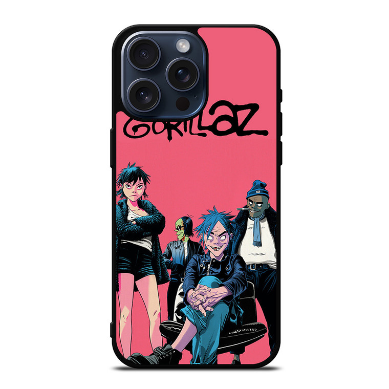 GORILLAZ BAND CARTOON iPhone 15 Pro Max Case Cover