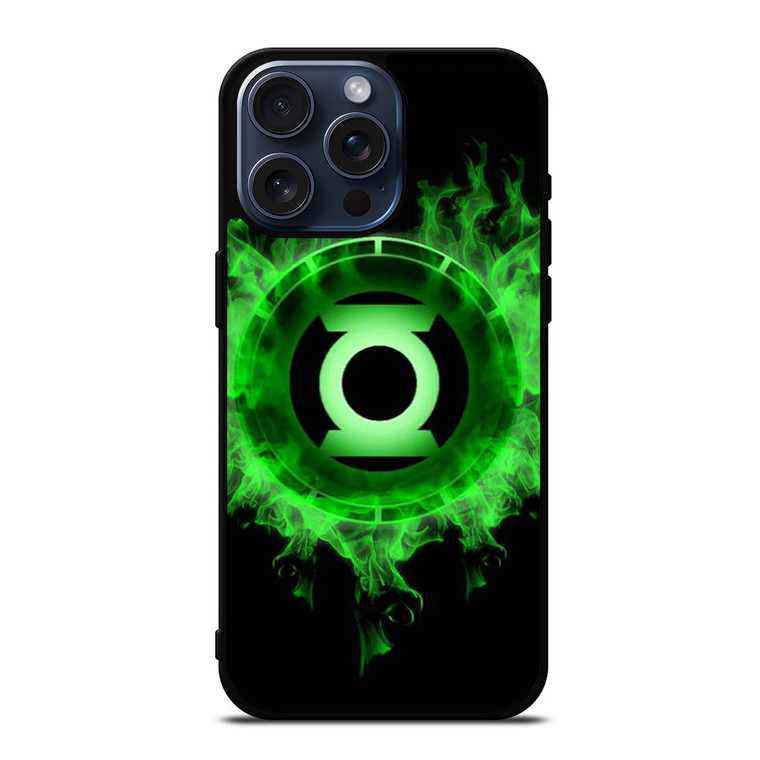 GREEN LANTERN SUPER HERO LOGO iPhone 15 Pro Max Case Cover