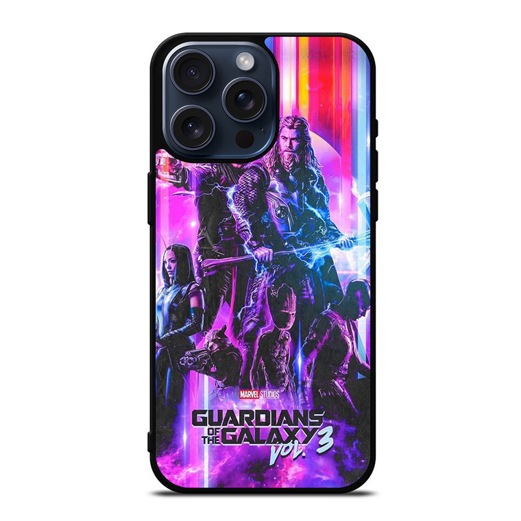 GUARDIANS OF THE GALAXY VOL3 POSTER iPhone 15 Pro Max Case Cover