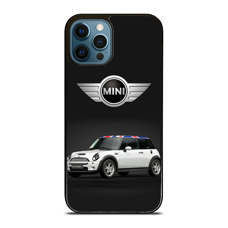 UNION JACK BLUE MINI COPER CAR iPhone 12 Pro Max Case Cover