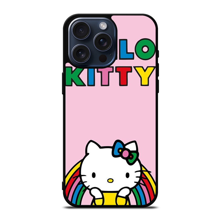 HELLO KITTY RAINBOW iPhone 15 Pro Max Case Cover