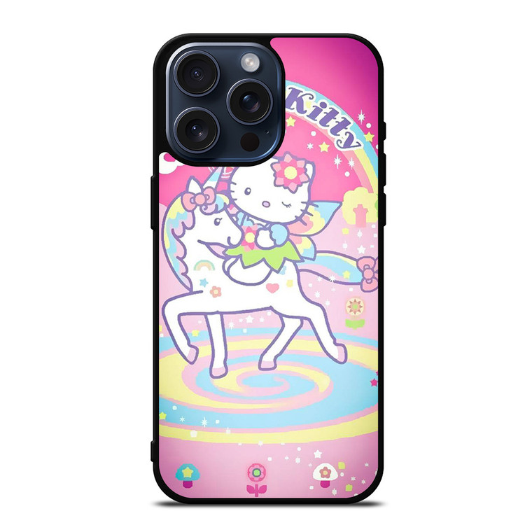 HELLO KITTY UNICORN CUT iPhone 15 Pro Max Case Cover