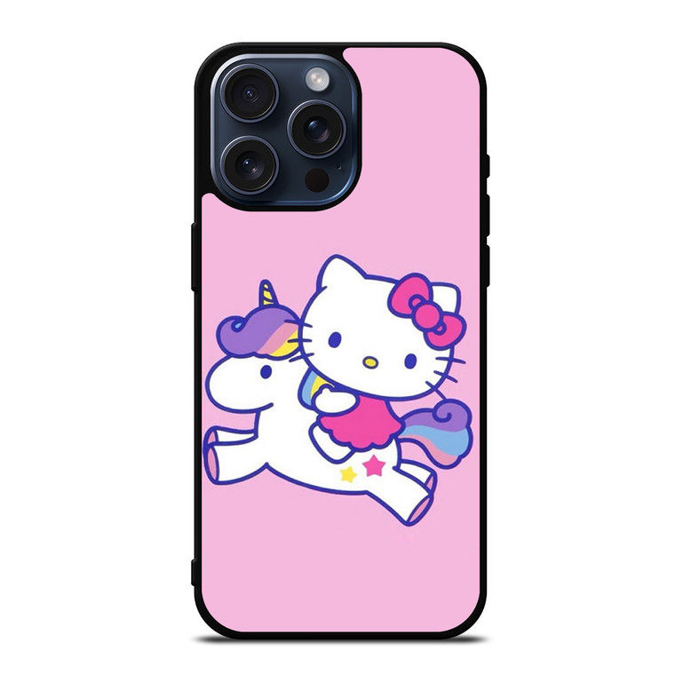 HELLO KITTY UNICORN iPhone 15 Pro Max Case Cover