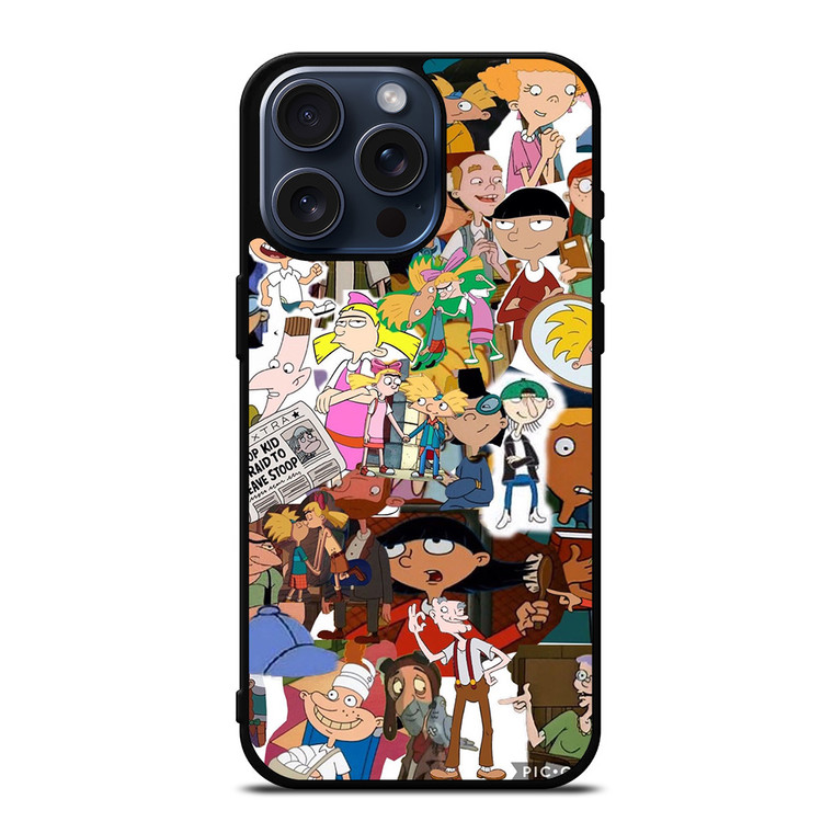 HEY ARNOLD COLLAGE iPhone 15 Pro Max Case Cover HEY ARNOLD COLLAGE iPhone 15 Pro Max Case Cover