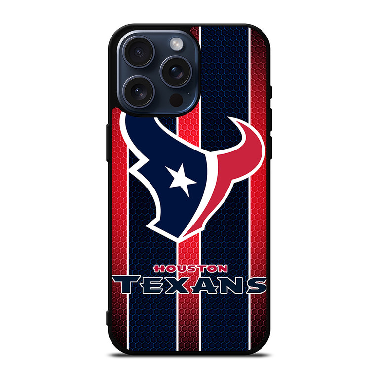 HOUSTON TEXANS STRIPE LOGO iPhone 15 Pro Max Case Cover