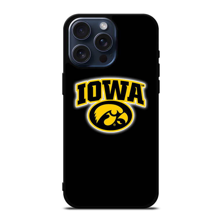 IOWA HAWKEYES ICON 2 iPhone 15 Pro Max Case Cover