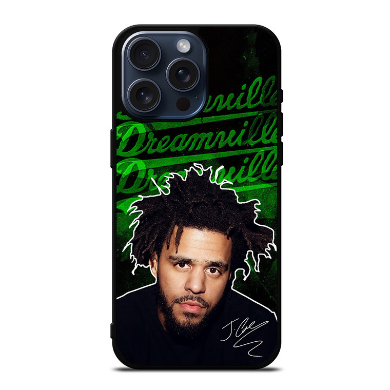 J COLE DREAMVILLE GREEN iPhone 15 Pro Max Case Cover