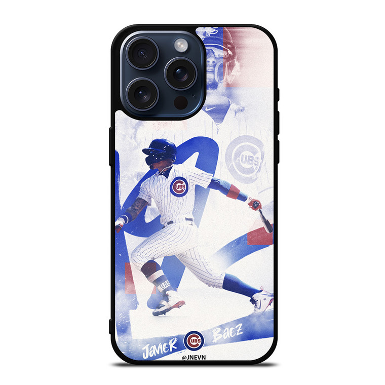 JAVIER BAEZ CHICAGO CUBS 2 iPhone 15 Pro Max Case Cover