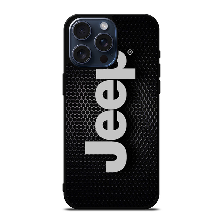 JEEP METAL LOGO iPhone 15 Pro Max Case Cover