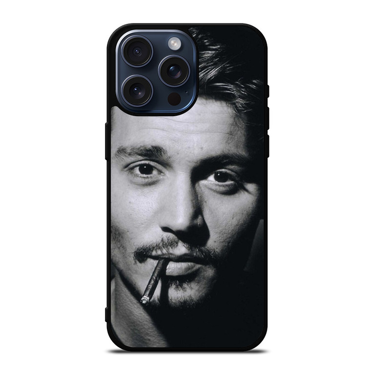 JOHNNY DEPP CIGAR iPhone 15 Pro Max Case Cover