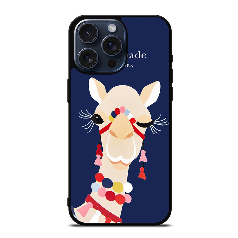 KATE SPADE CAMEL APPLIQUE iPhone 15 Pro Max Case Cover