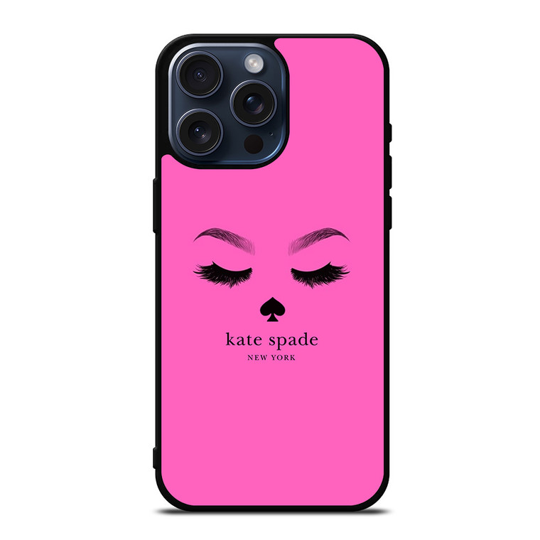 KATE SPADE PINK EYEBROW iPhone 15 Pro Max Case Cover