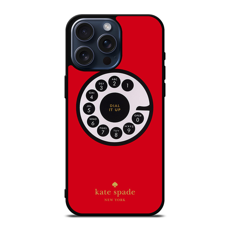 KATE SPADE ROTARY DIAL UP iPhone 15 Pro Max Case Cover
