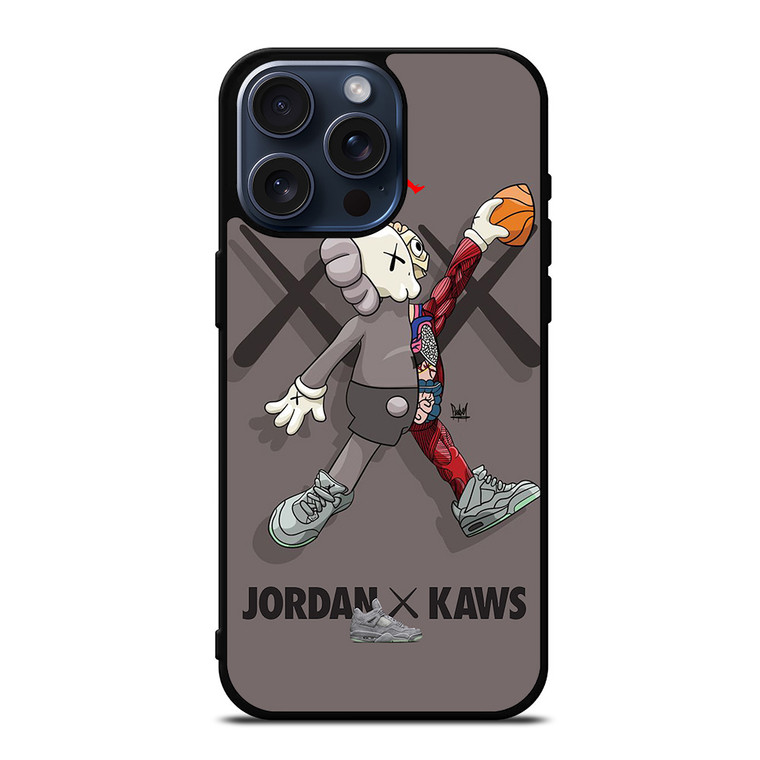 KAWS AIR JORDAN iPhone 15 Pro Max Case Cover