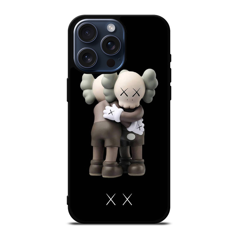 KAWS FASHION HUG iPhone 15 Pro Max Case Cover