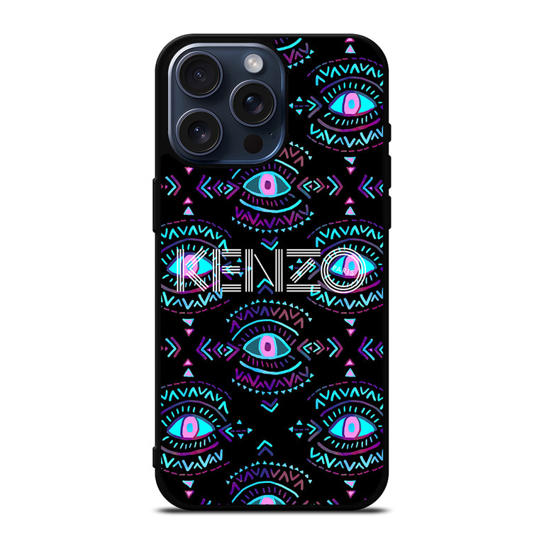 KENZO PARIS EYE PATTERN iPhone 15 Pro Max Case Cover