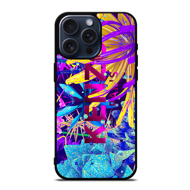 KENZO PARIS FLOWER iPhone 15 Pro Max Case Cover