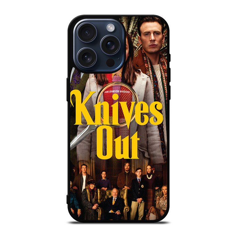 KNIVES OUT MOVIES POSTER iPhone 15 Pro Max Case Cover