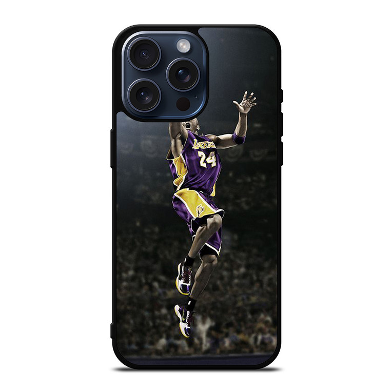 KOBE BRYANT LAKERS JUMP iPhone 15 Pro Max Case Cover