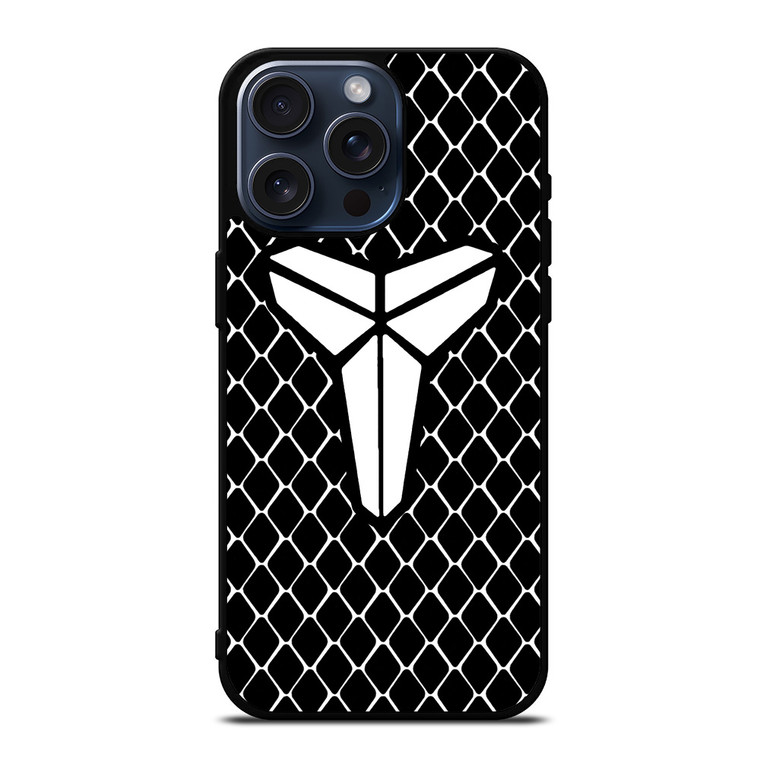 KOBE BRYANT SYMBOL SNAKE PATTERN iPhone 15 Pro Max Case Cover