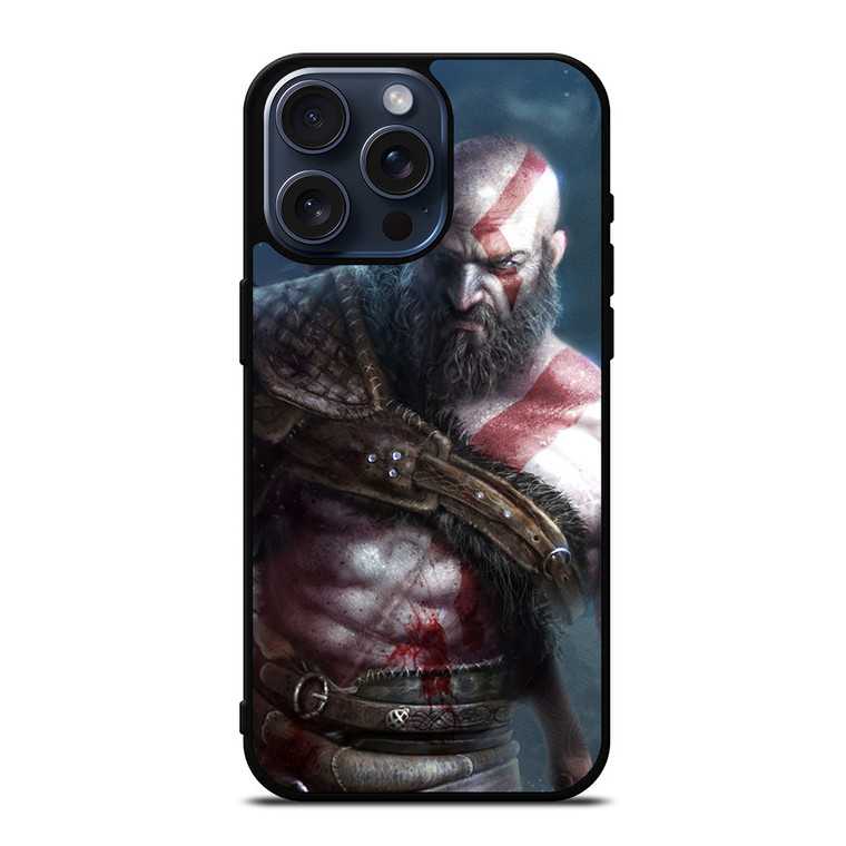 KRATOS GOD OF WAR GAME iPhone 15 Pro Max Case Cover