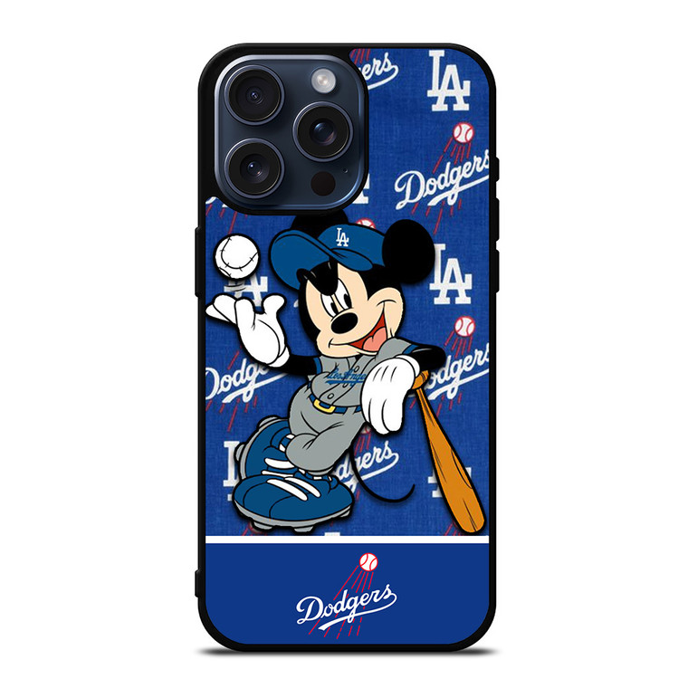LA DODGERS X MICKEY MOUSE iPhone 15 Pro Max Case Cover
