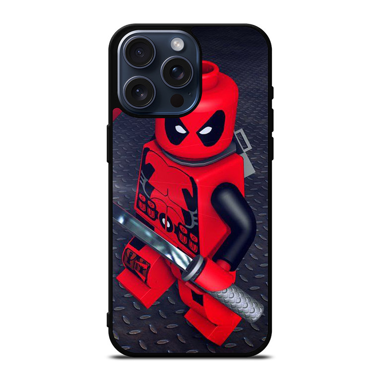 LEGO TOYS DEADPOOL iPhone 15 Pro Max Case Cover