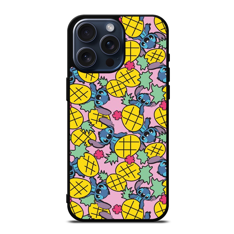 LILO AND STITCH PINEAPPLE PATTERN iPhone 15 Pro Max Case Cover LILO AND STITCH PINEAPPLE PATTERN iPhone 15 Pro Max Case Cover