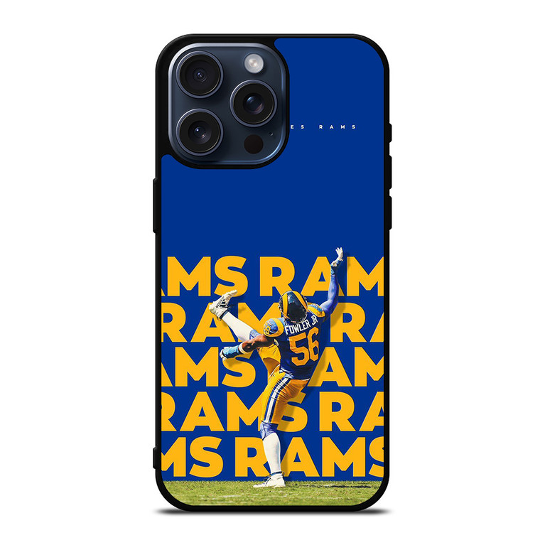 LOS ANGELES RAMS DANTE FOWLER JR iPhone 15 Pro Max Case Cover